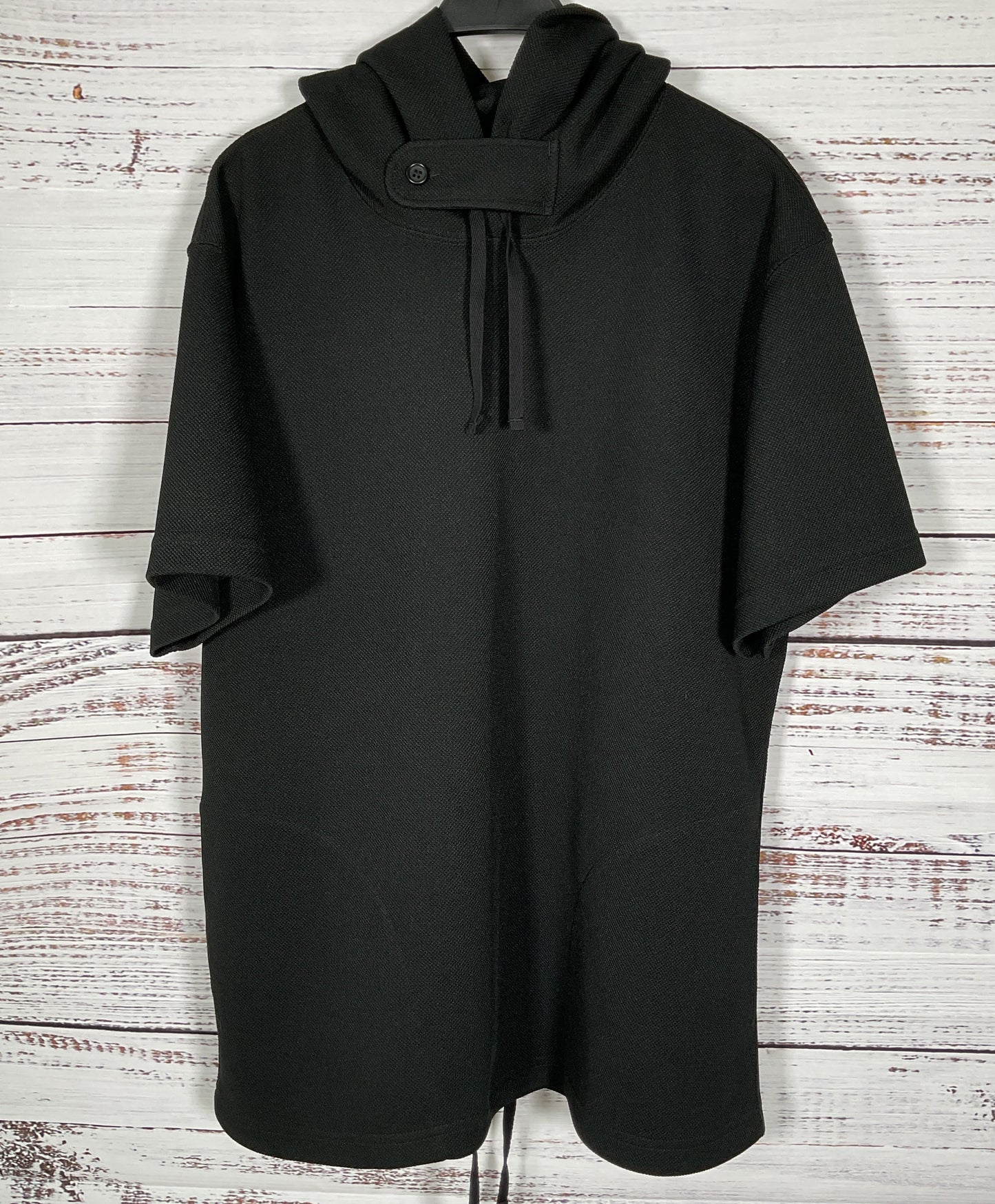 Engineered Garments Men's Black Short Sleeve Hoodie Size M Made in The U.S.A.