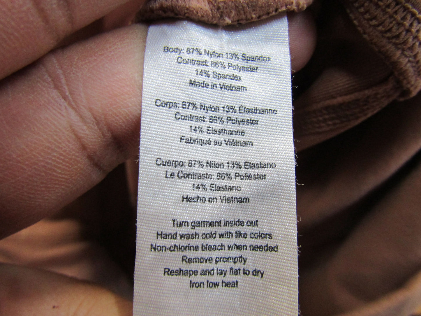 Alo Women's Brown High Waist Motto Leggings Size M