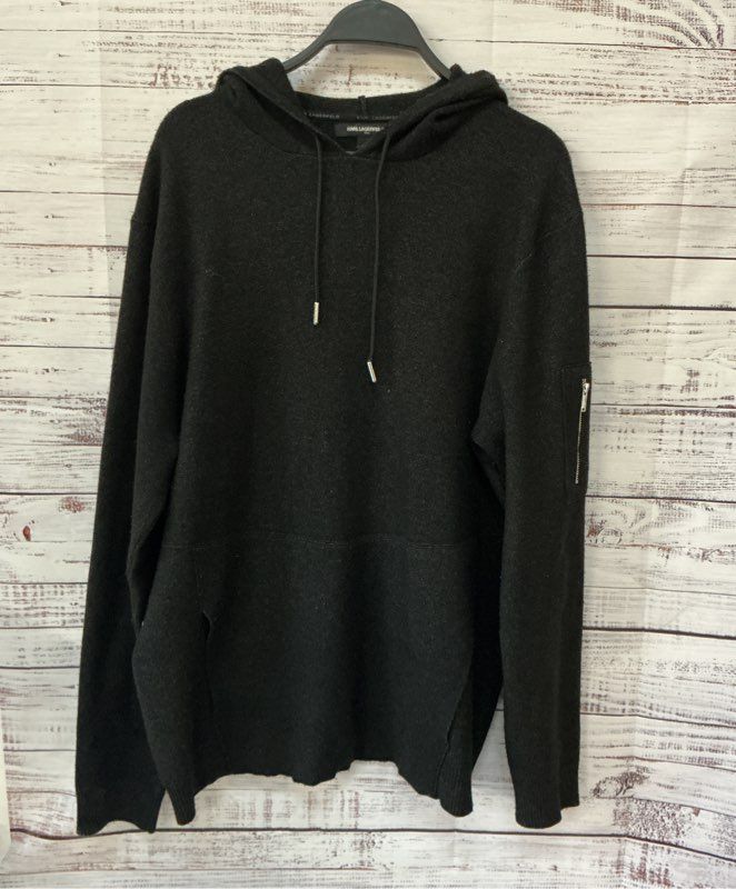 Men's Karl Lagerfeld Black Hoodie Size L