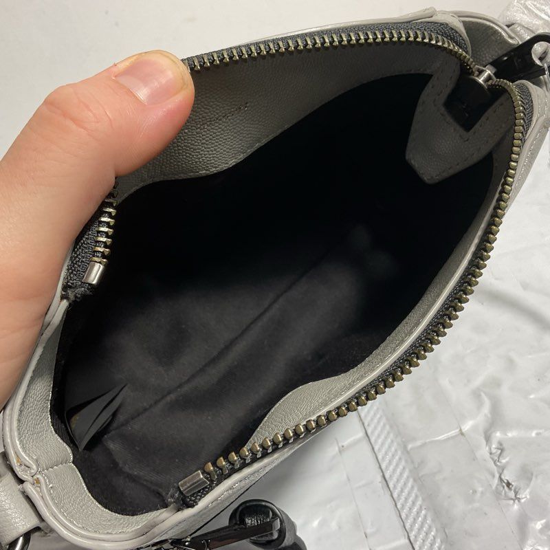 NWT Rebecca Minkoff Black & Gray City Crossbody Purse Bag