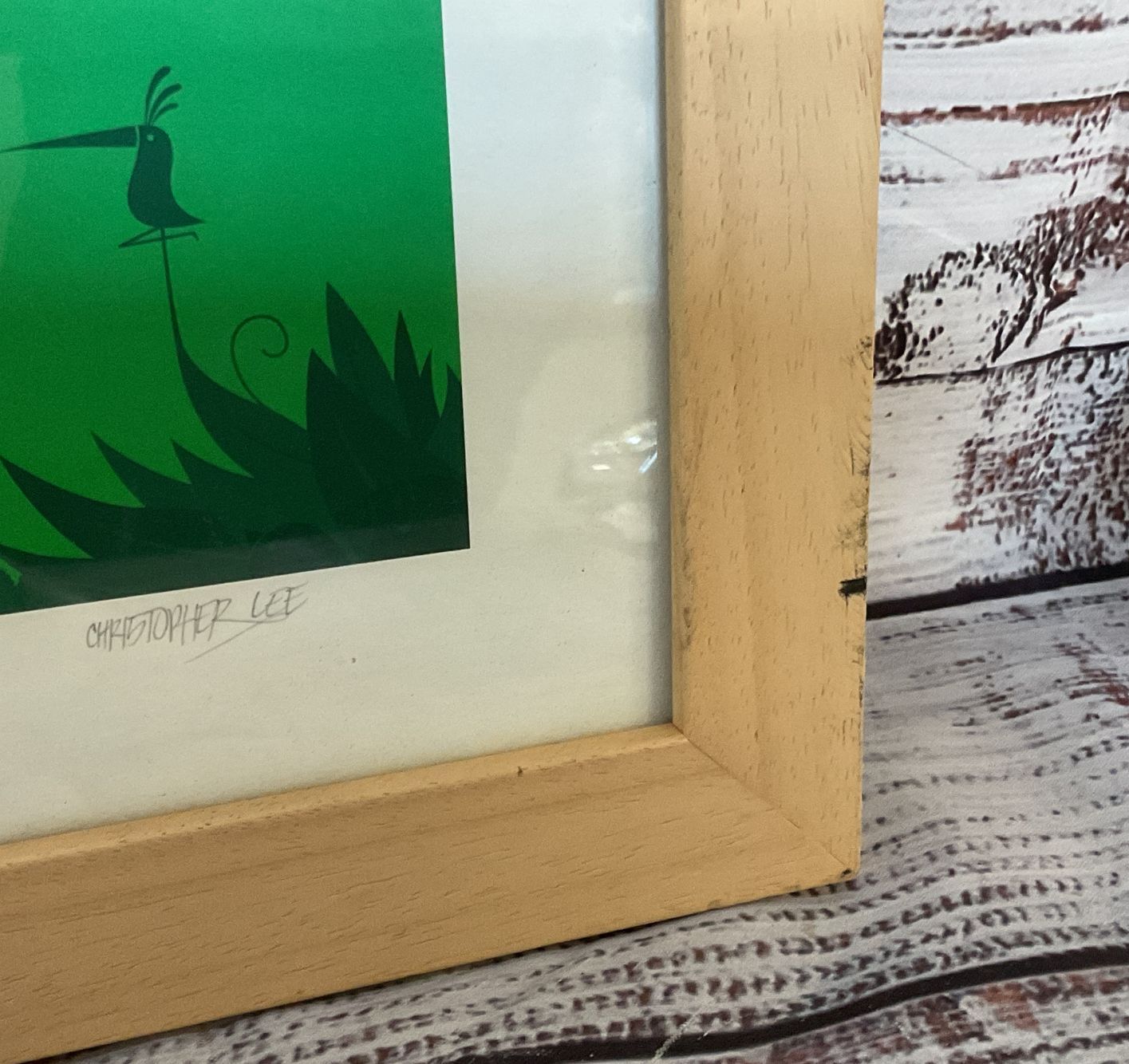 The Birdman from Gargantua Framed Print by Signed Christopher Lee