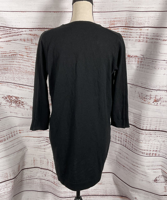 Kenneth Cole Quarter Zip Tunic Black S