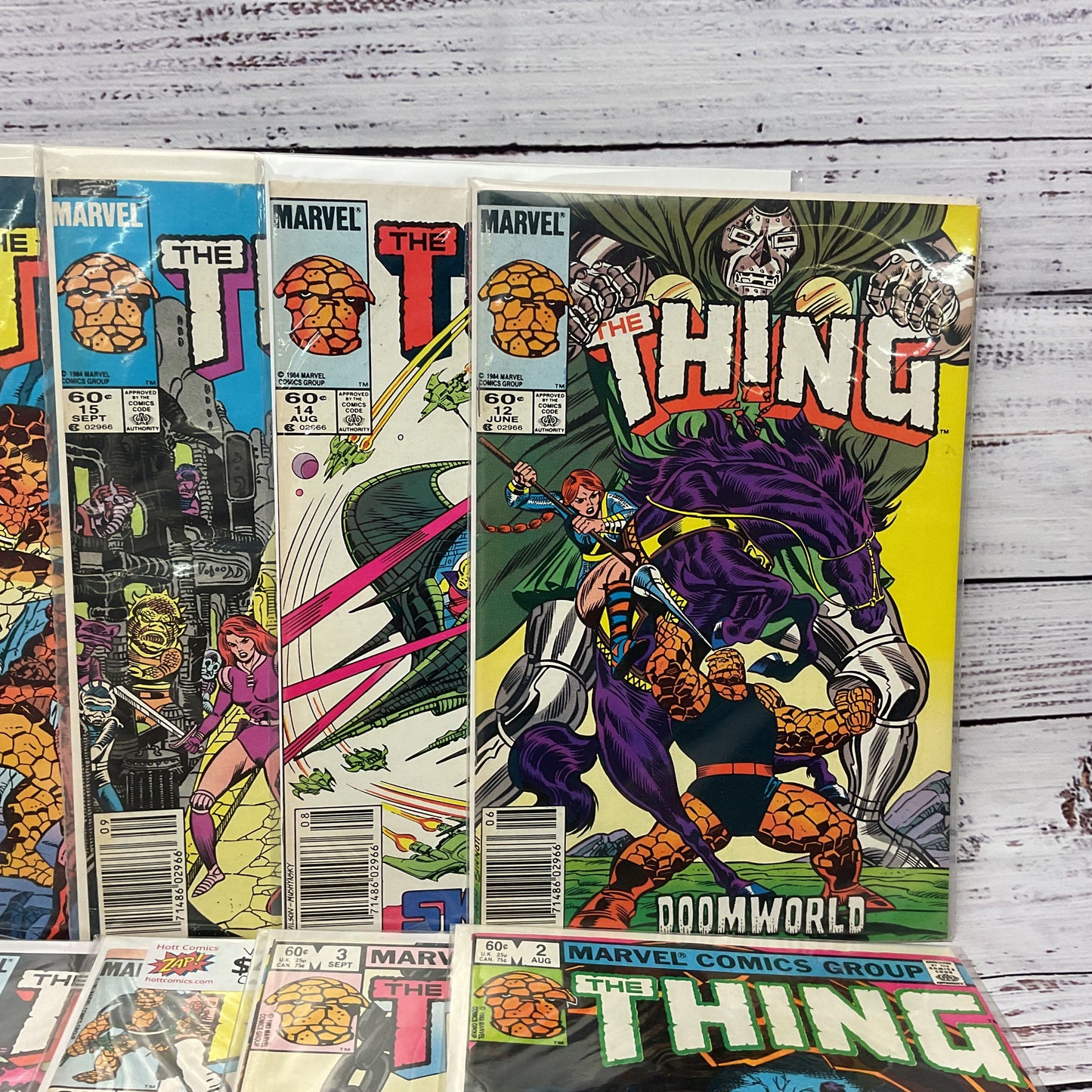 The Thing 2-96 Comic Book 14 Comic Lot 1980s