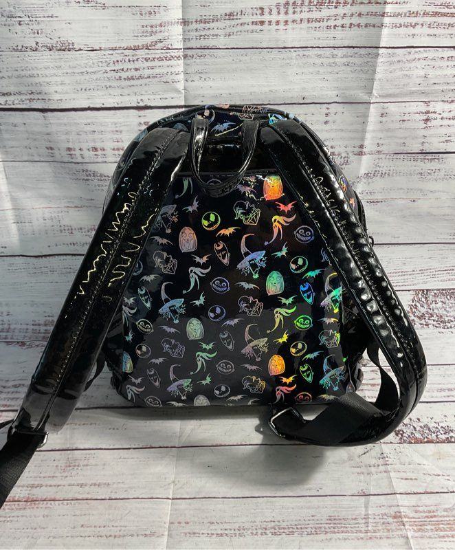 Disney Parks Loungefly Holographic Nightmare Before Christmas Mini Backpack