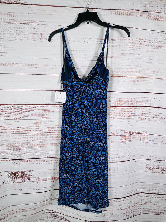 Laundry by Shelli Segal Blue Floral Sleeveless Dress NWT