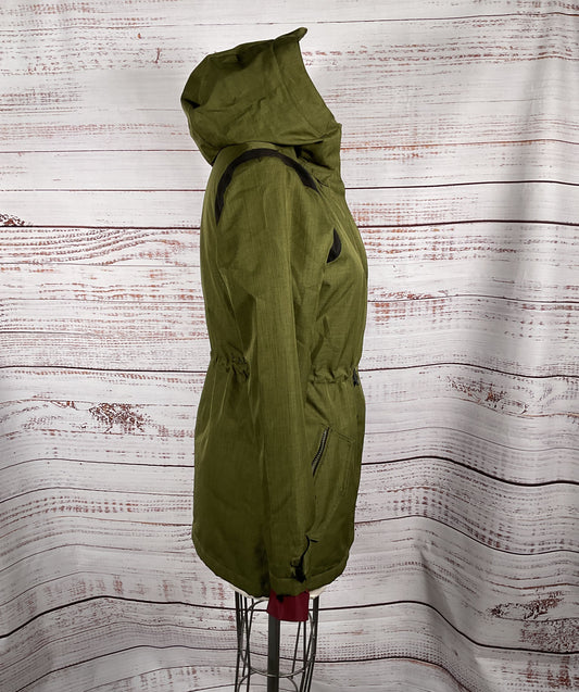 Billabong Vintage Outerwear Dream Catcher Aztec Lined Hoodie Jacket Green M