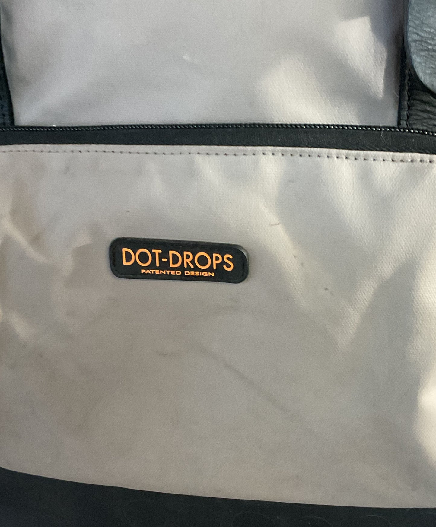 Dot Drops France Travel Backpack Beige