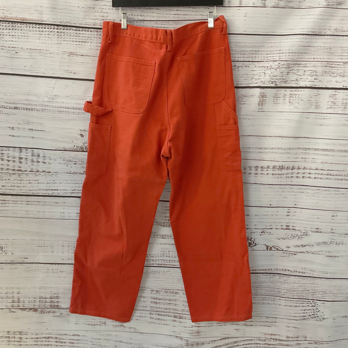 And Now This 5:31 Jerome Lamaar Orange Raspberry 2 Tone Carpenter Pants Size 33