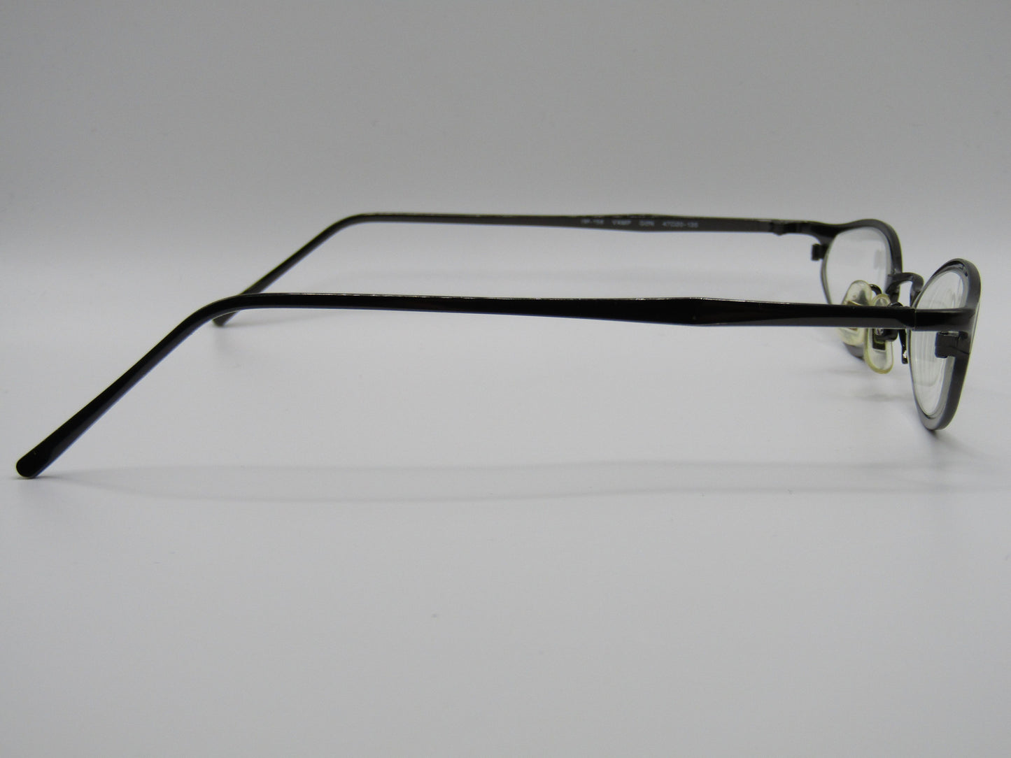 Isaac Mizrahi Vamp Women's Gunmetal Gray Slim Eyeglasses Frame Made in Japan