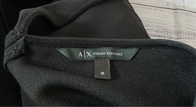 NWT Women's Armani Exchange Fit and Flare Dress Size M Retail $140