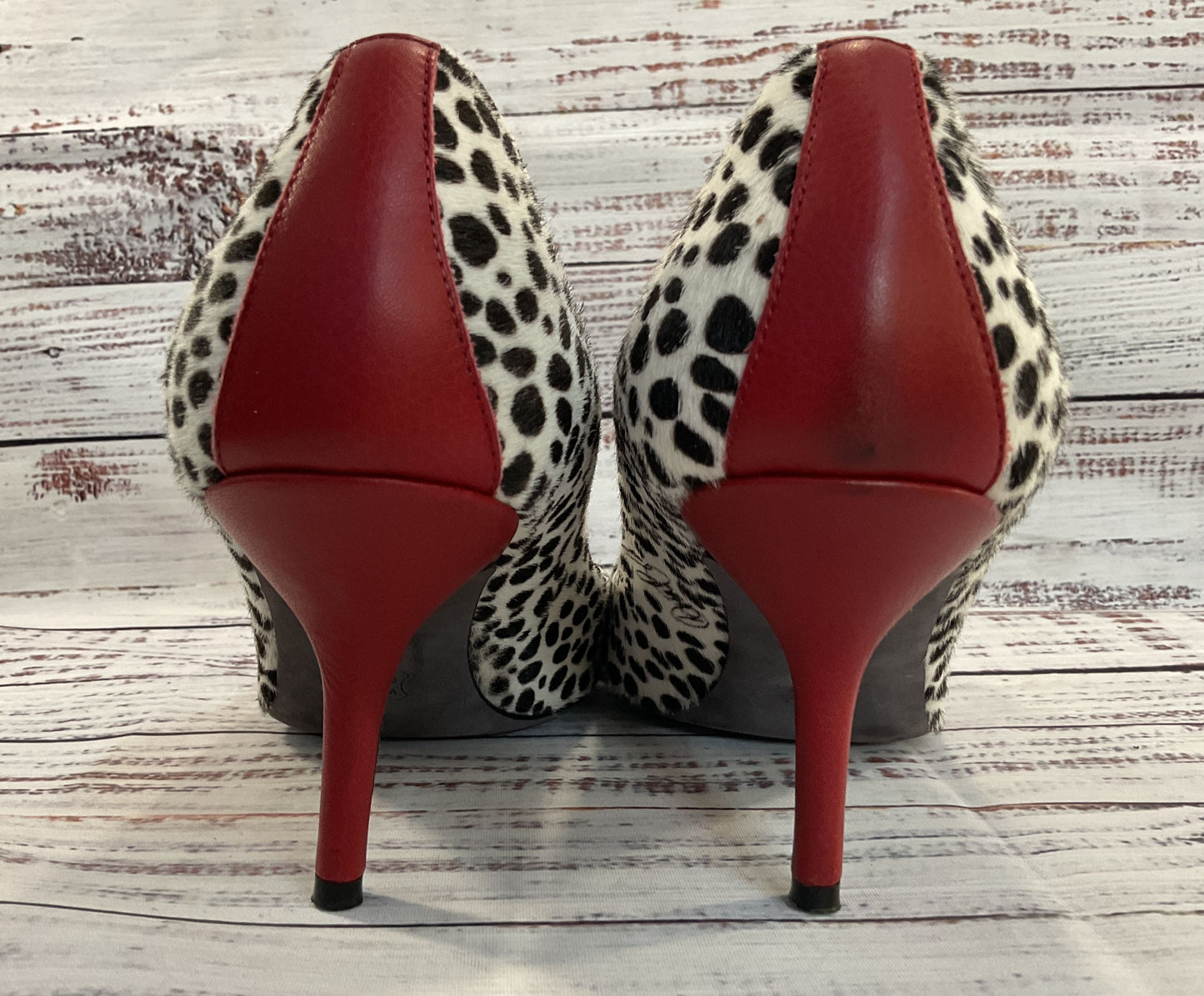 Donald J. Pliner Parr Women's Leopard Print Calf Hair Pumps Made in Italy