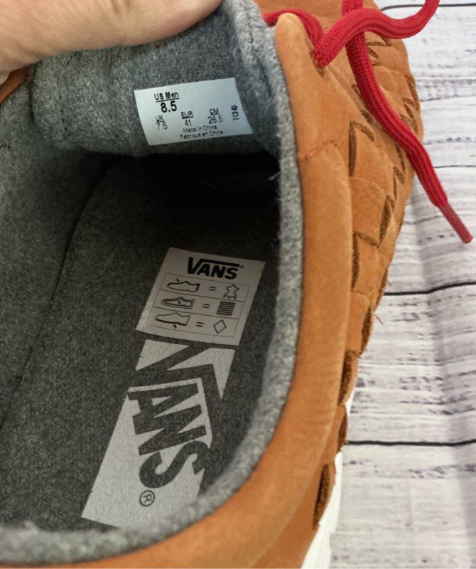 Men's VANS OTW Tesella Brown Skate Sneaker Size 8.5