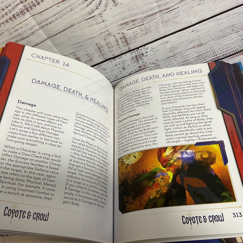 COYOTE & CROW The Role Playing Game Core Rulebook- Hardcover