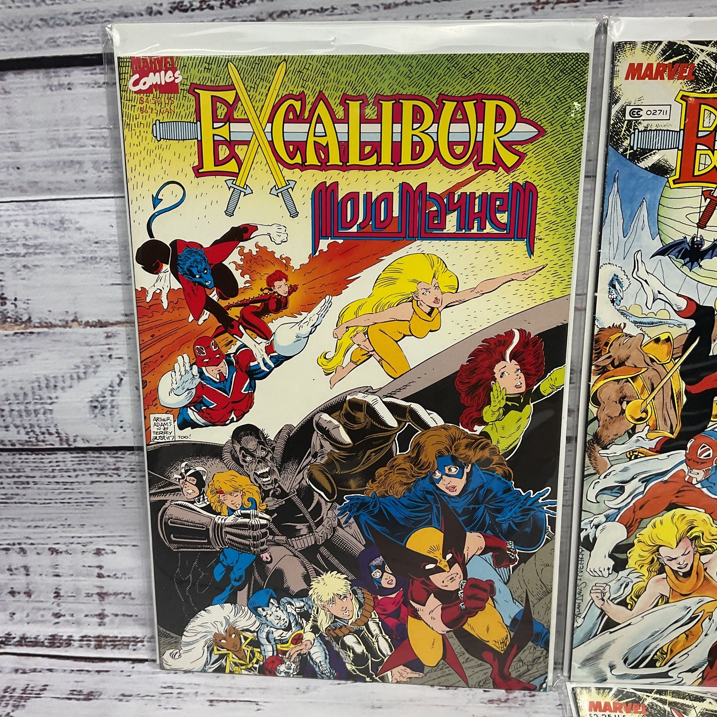 Excalibur Marvel Issue #1 (2 Copies), Special Edition #1 (2 Copies), Mojo Mayhem