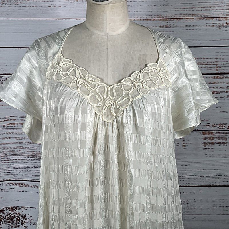 VTG. VALENTINO Women's Long Sleep Gown- SZ M