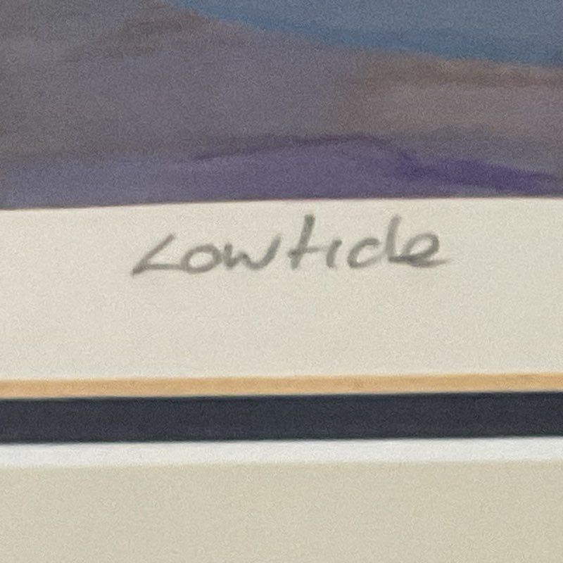 Signed & Numbered LUCILLE RAAD "Low Tide" Serigraph Print- FRAME 39.5" X 32.5"