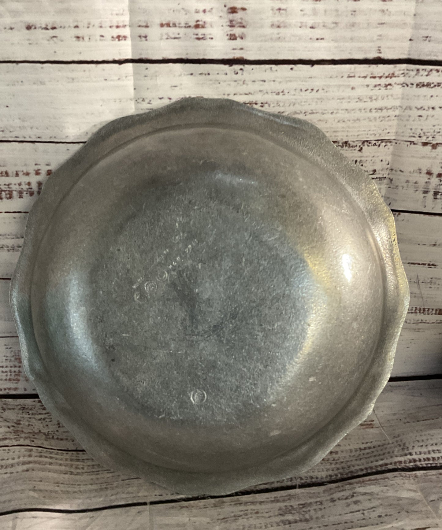 Wilton Mount Joy Armetale Country French Decorative Bowl Pewter