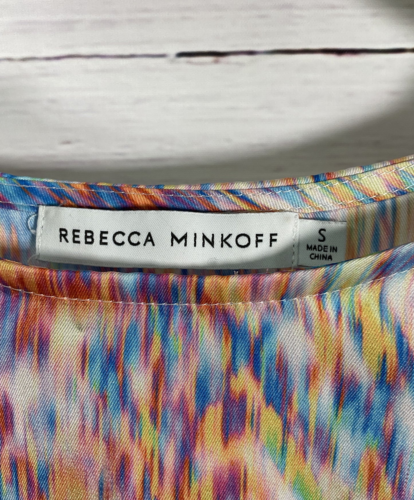 Rebecca Minkoff Women's Multi-Color Long Sleeve Blouse Size S