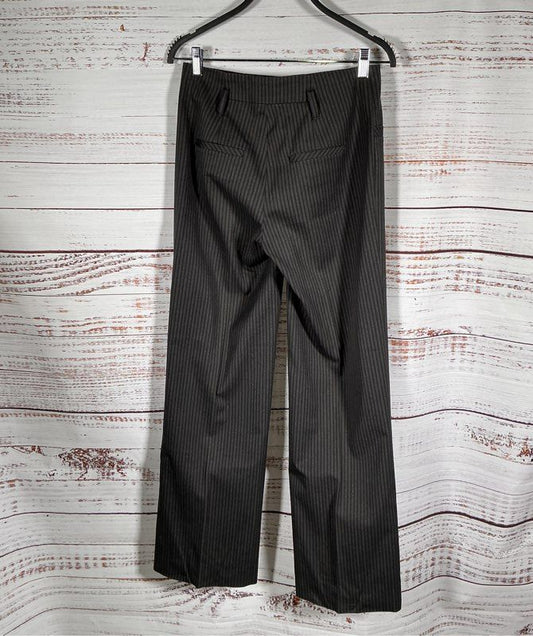Women's Elliot Lauren Gray Pinstriped Pants Size 2