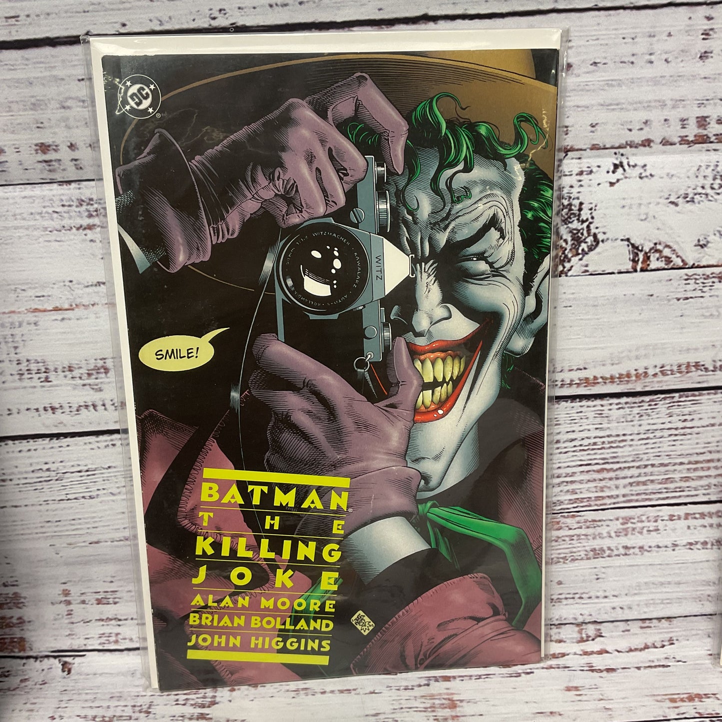 Batman: The Killing Joke DC Comics 1988 13th Printing Yellow Logo Graphic Novel