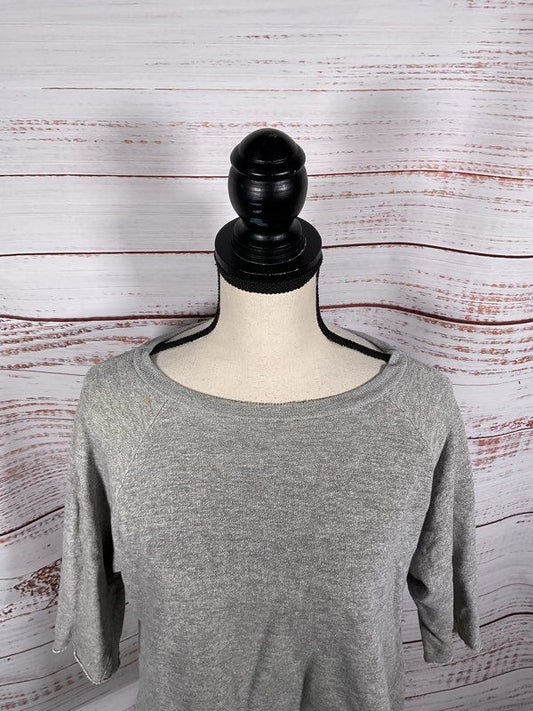 Vintage Sweatshirt Ted Williams Sears Size S Grey Pullover Normcore Women's