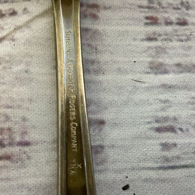 Oneida Simeon L & George H Rogers "Jasmine" Silverplate X-TRA 4pc Serving Pieces