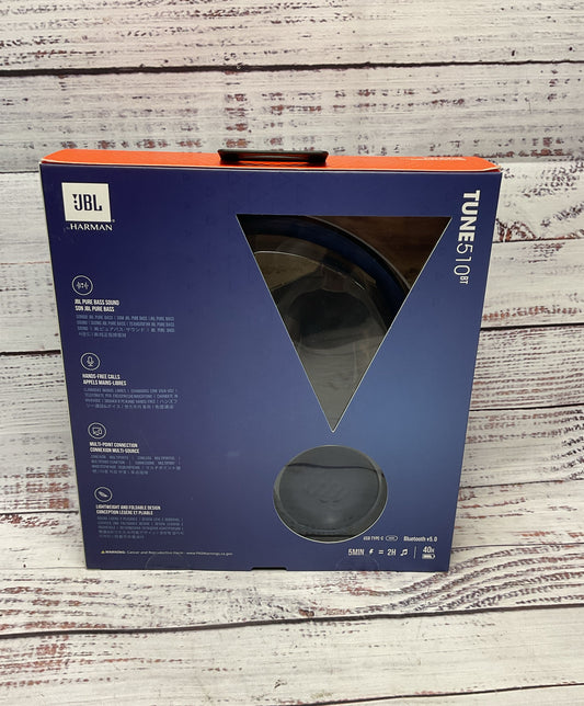 JBL TUNE 510BT Wireless On-Ear Headphone Blue New Sealed 3/4