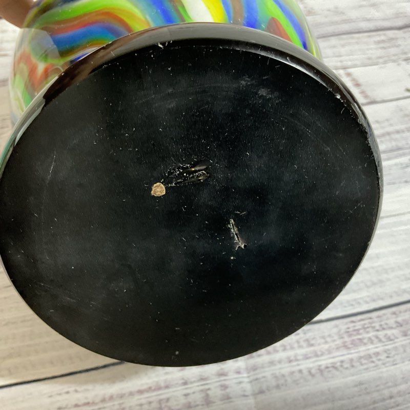 VTG. Murano??? Swirl Art Glass Vase- 15.25"