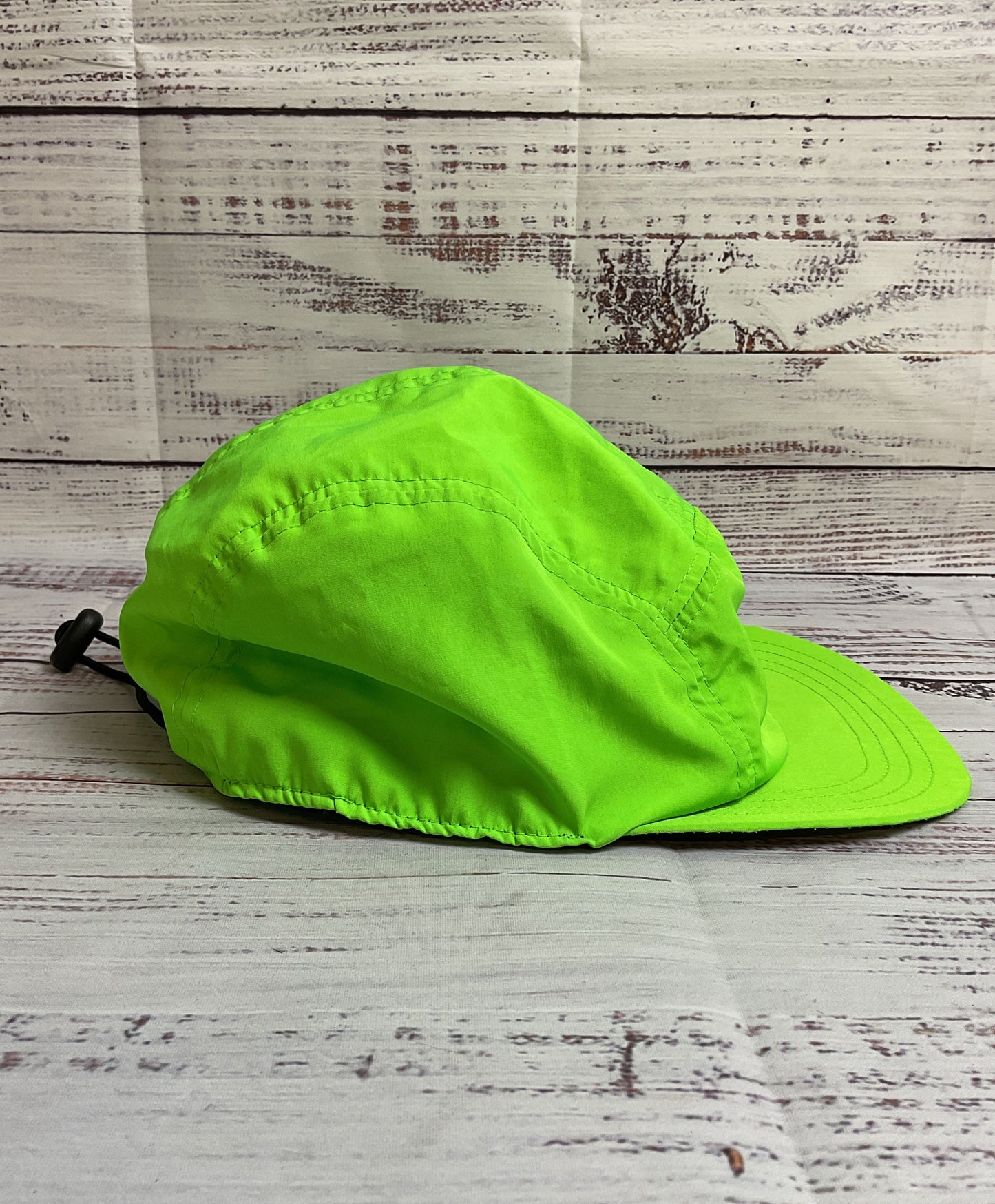 MSGM Milano Neon Green Flat Bill Adjustable Hat Men's NWT RETAIL: $945