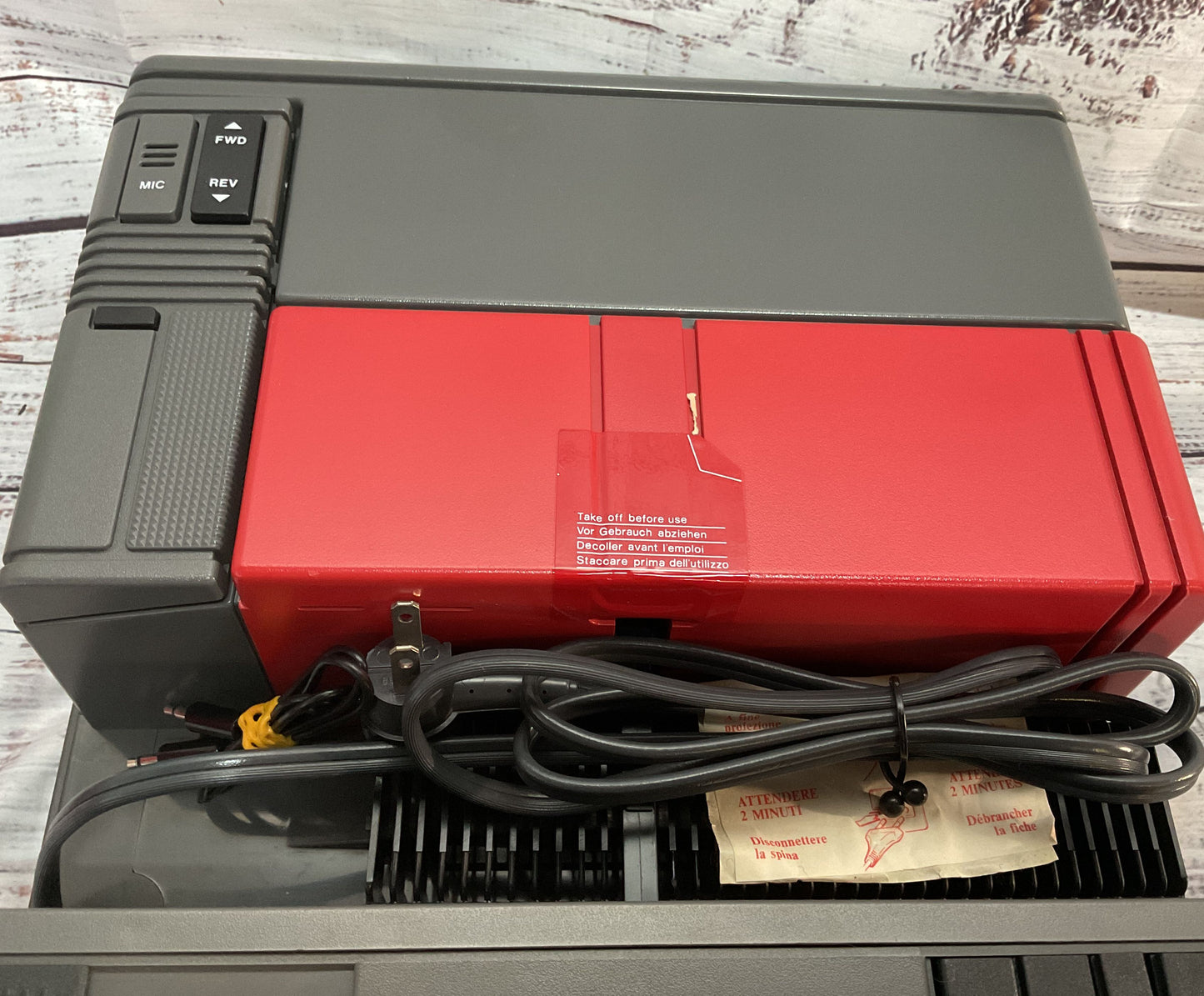 Eumig Vintage Sound1 Slide Cassette Projector Red