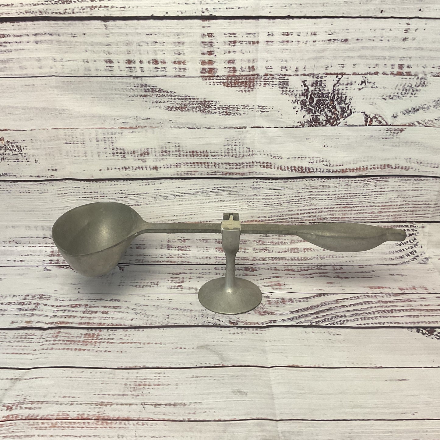 Pewter Balance Spoon Scale Made in France 0-200Gr