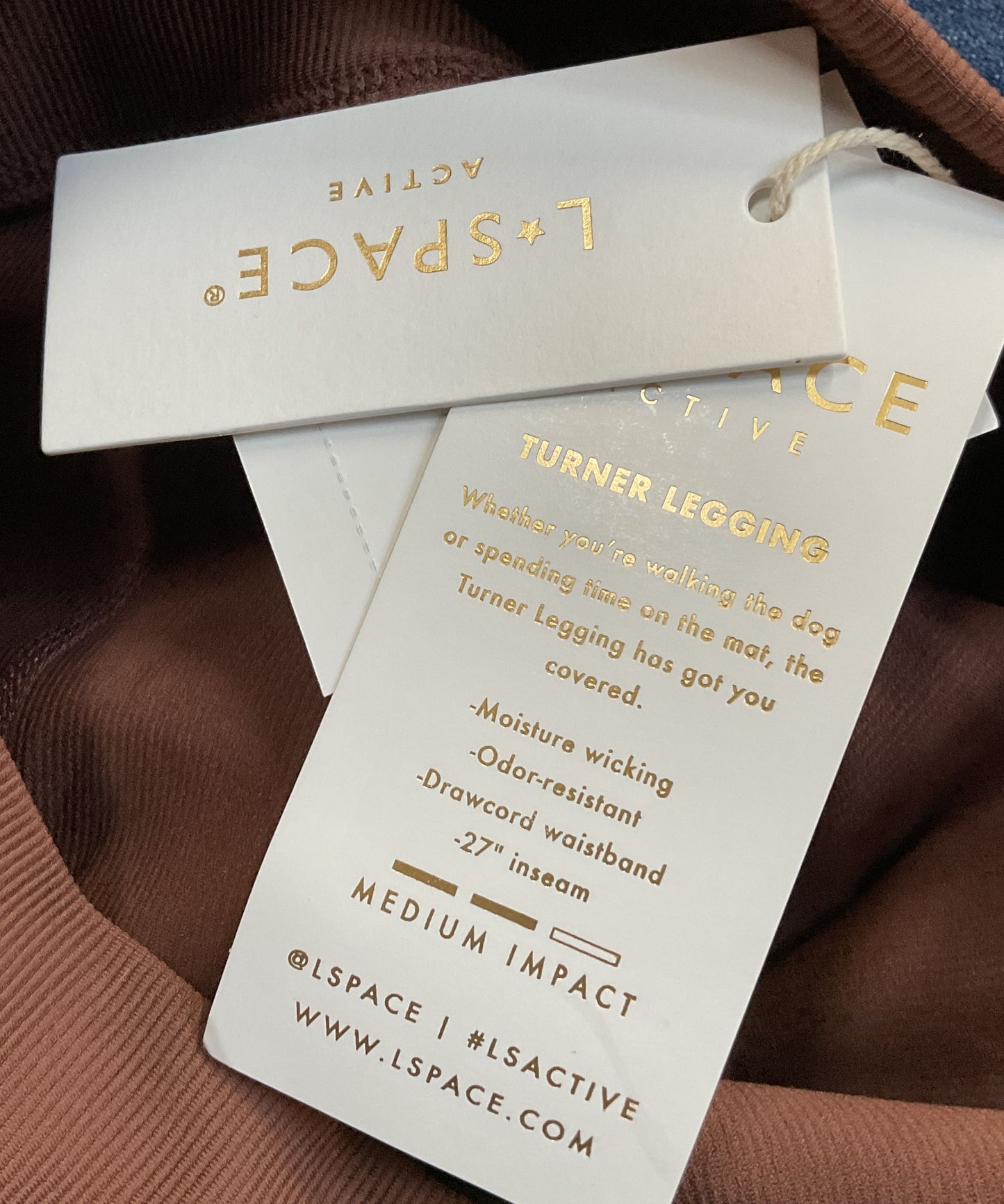LSpace Active Turner Leggings Brown S