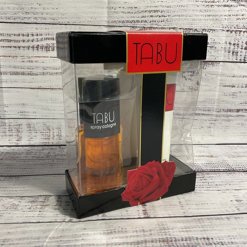 NIB Tabu Spray Cologne & Body Lotion Set