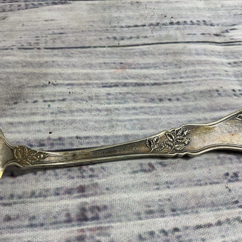 VTG. Rockford S.P. Co. Rosemary Silver Plate 6 pc. Teaspoons Set