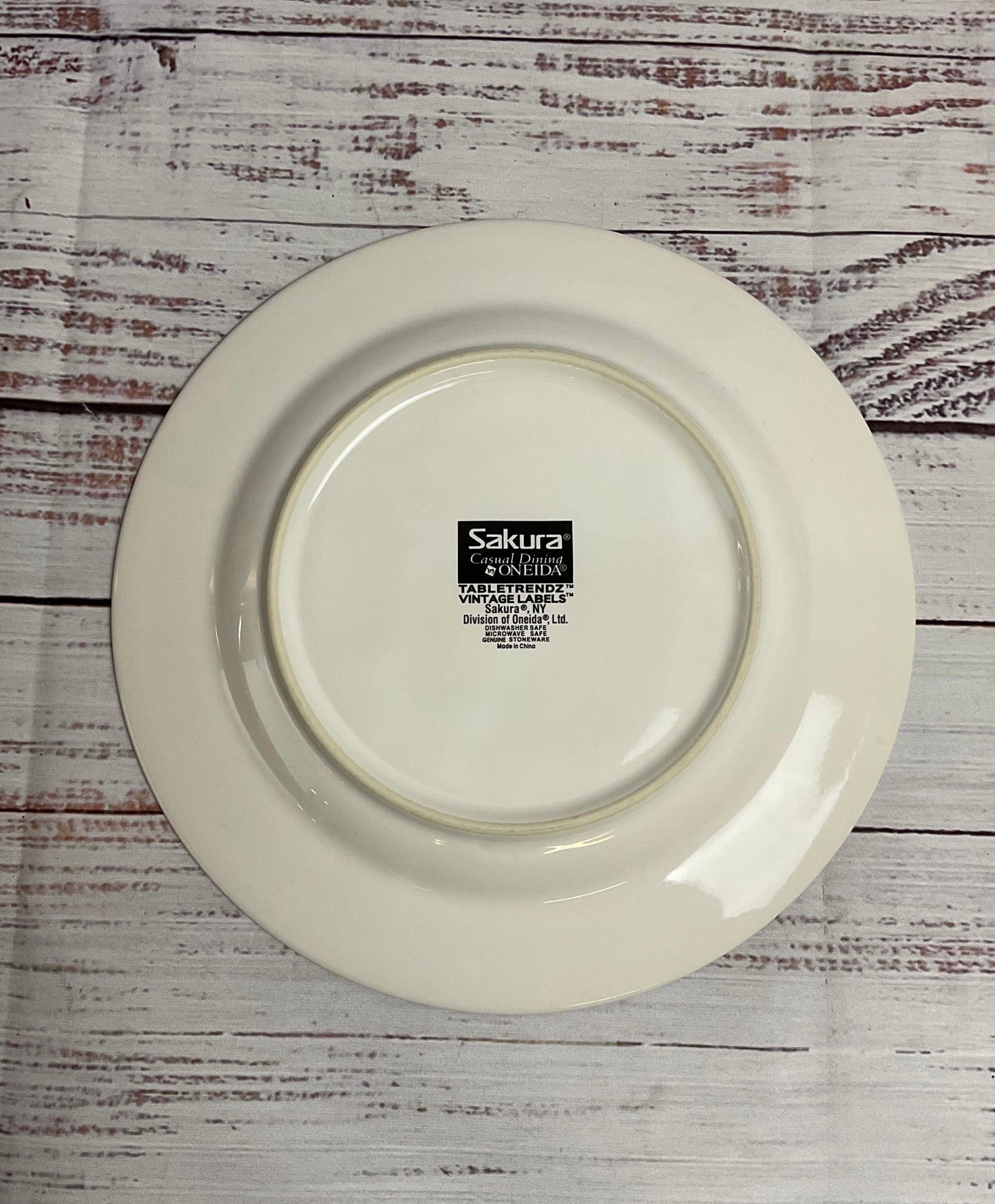 Sakura Oneida Vintage Label Jack And Jill 8" Plate