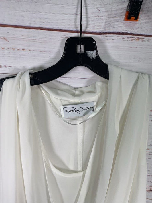 Philippe Derey Women's White Tank Top Size S Sleeveless