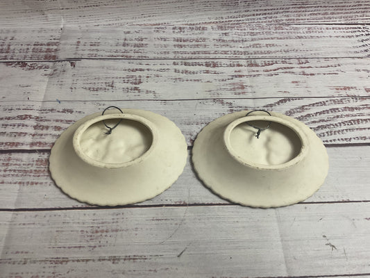 Wedgwood Set Of 2 Green Jasperware Trinket Dishes Wall Decor