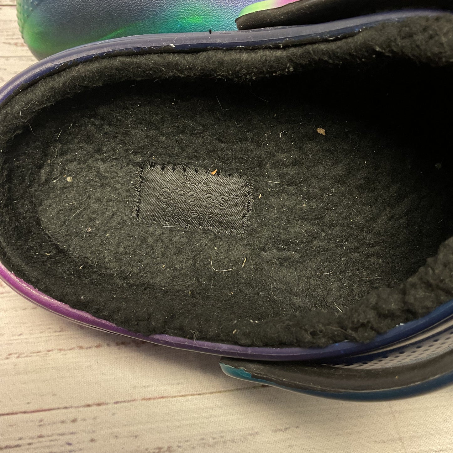 Crocs Galaxy Multi Colored Lined Shoe Slip On Unisex Adults 6M 8W