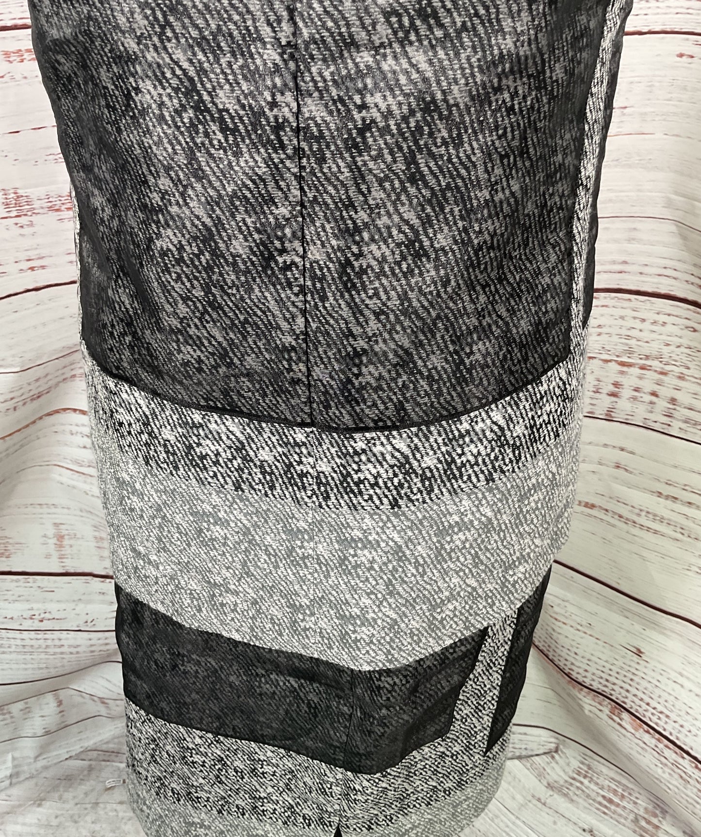 Lafayette 148 New York Blouse Skirt Set Gray 8/4
