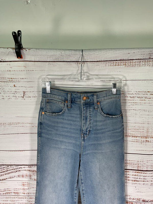 Madewell 11" High-Rise Flare Jeans Women's Size 25 Blue