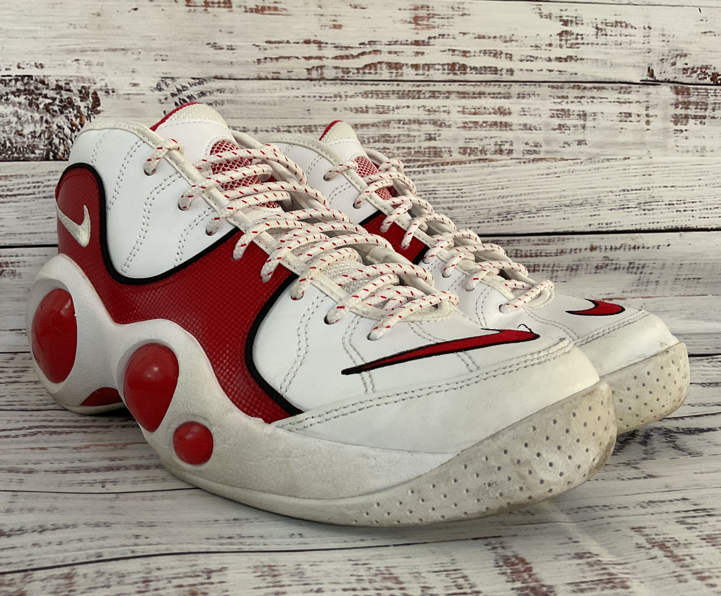 Nike Air Zoom Flight 95 True Red Men's Basketball Sneakers Size 9 DX1165-100