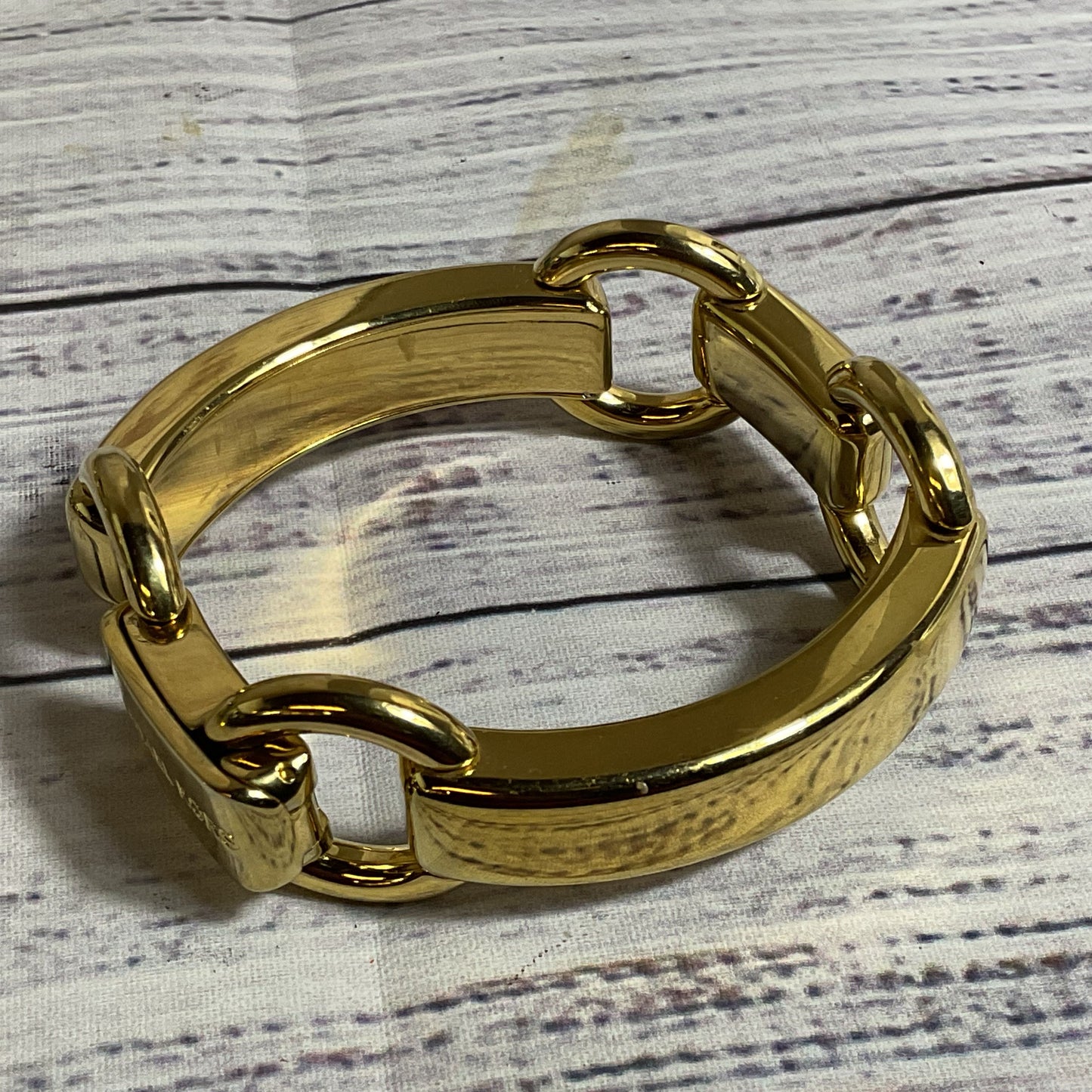 MICHAEL KORS Gold Tone Chunky Link Bracelet
