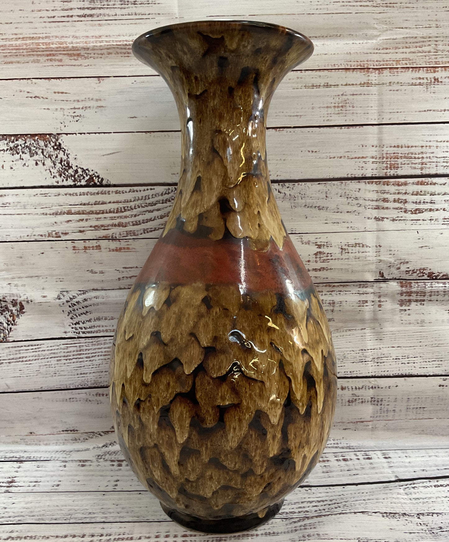 Alexander Kalifano Ceramic Drip Glaze Vase