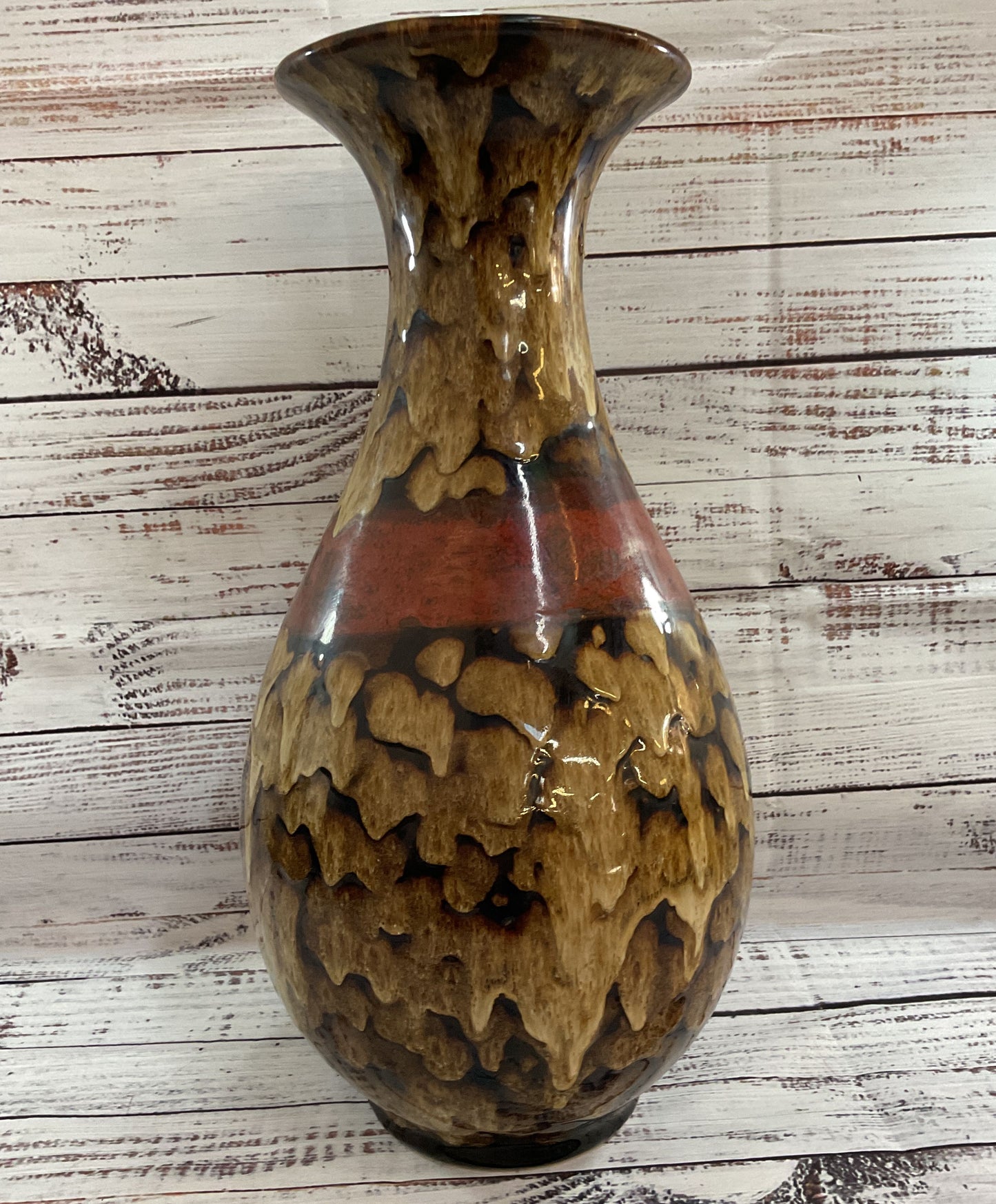 Alexander Kalifano Ceramic Drip Glaze Vase