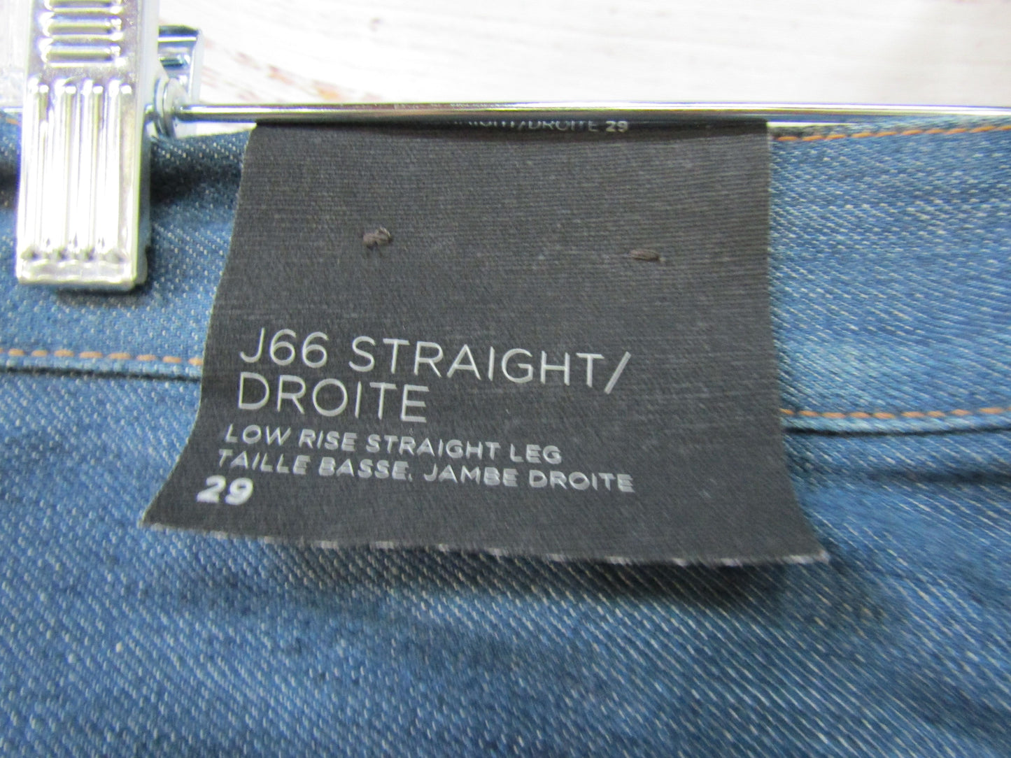 Armani Exchange J66 Men's Droite Blue Selvedge Denim Jeans Size 29