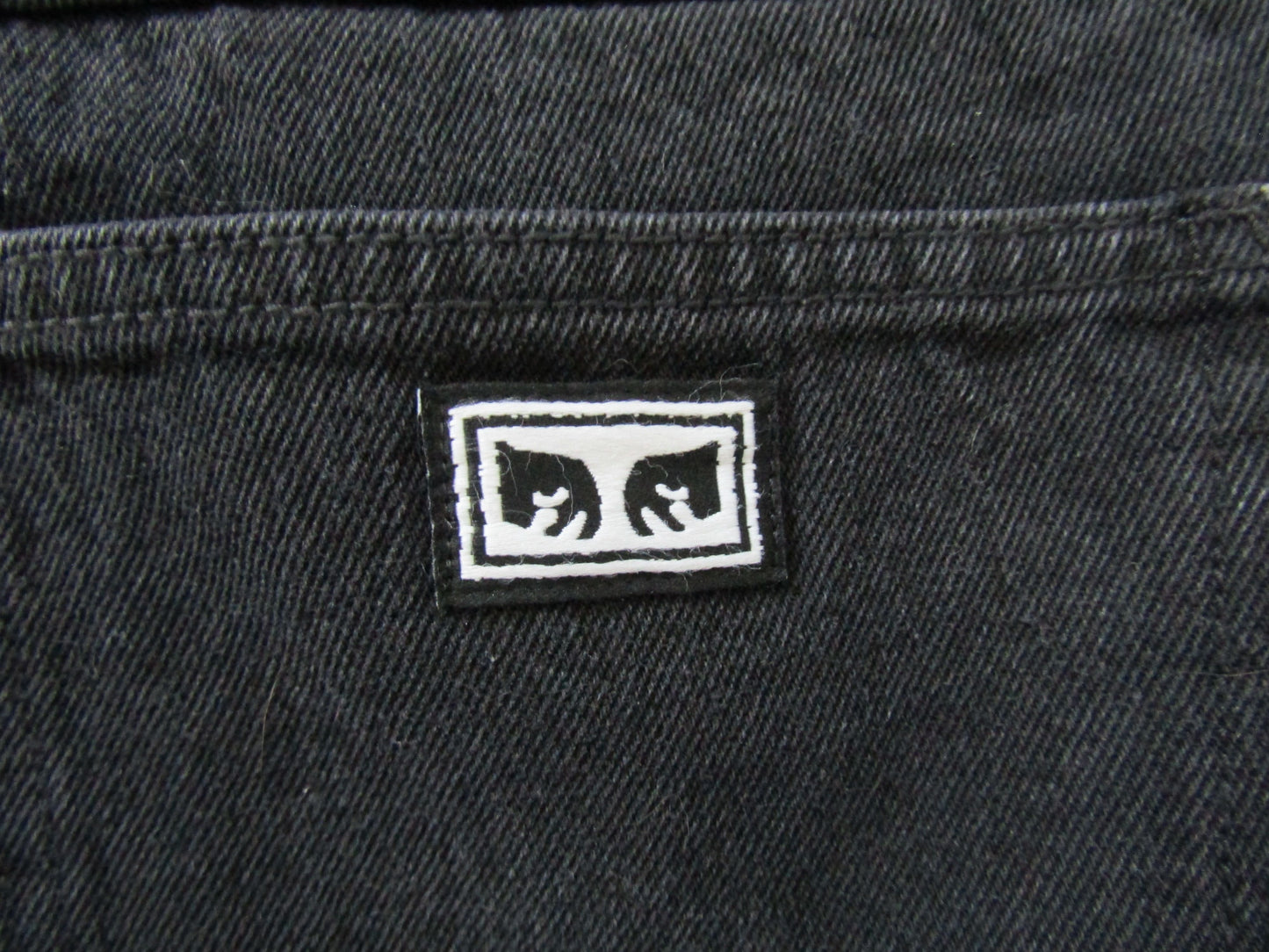 Obey Women's Faded Black Everyday Slim 5 Pocket Denim Size 26