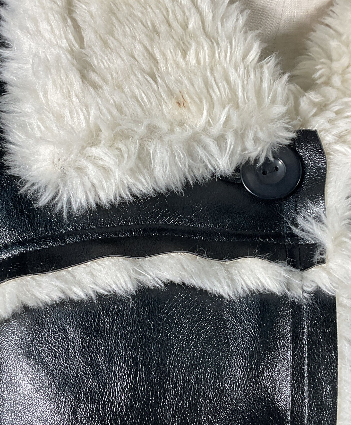 Stand Studio Callie Cropped Faux Leather Jacket Black 40