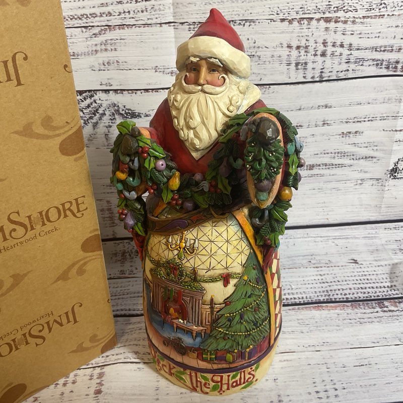 VTG. JIM SHORE "Deck The Halls with Boughs of Holly" Figurine