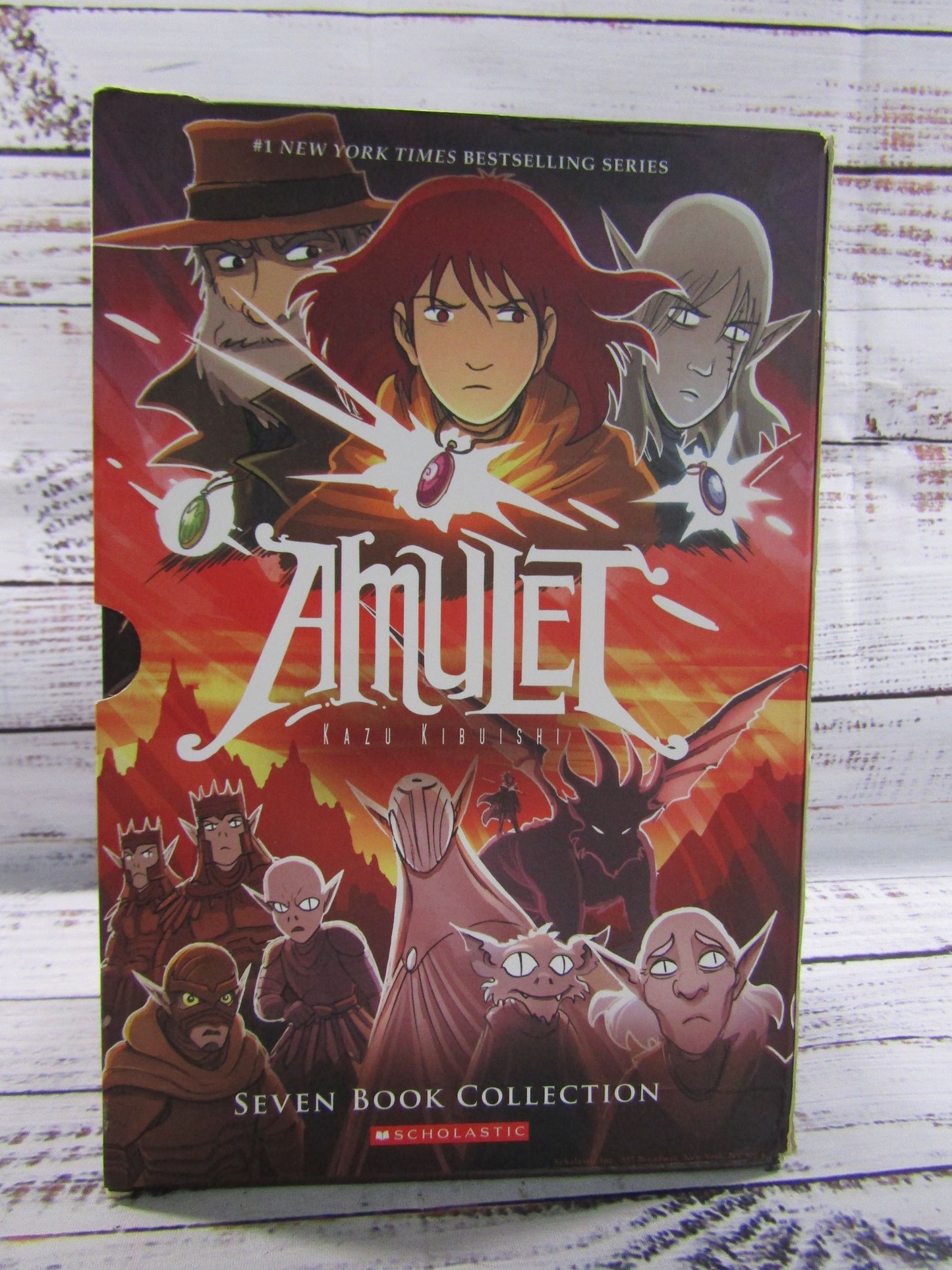 Kazu Kibuishi Amulet Seven Book Collection