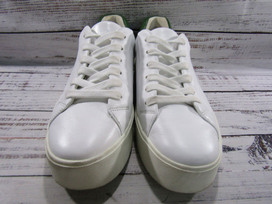 Vince Benfield Women's White Leather Platform Sneakers Size 8